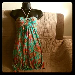 Printed Summer Dress Size Small